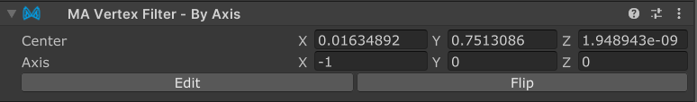 Vertex Filter - By Axis