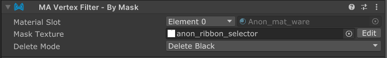 Vertex Filter - By Mask