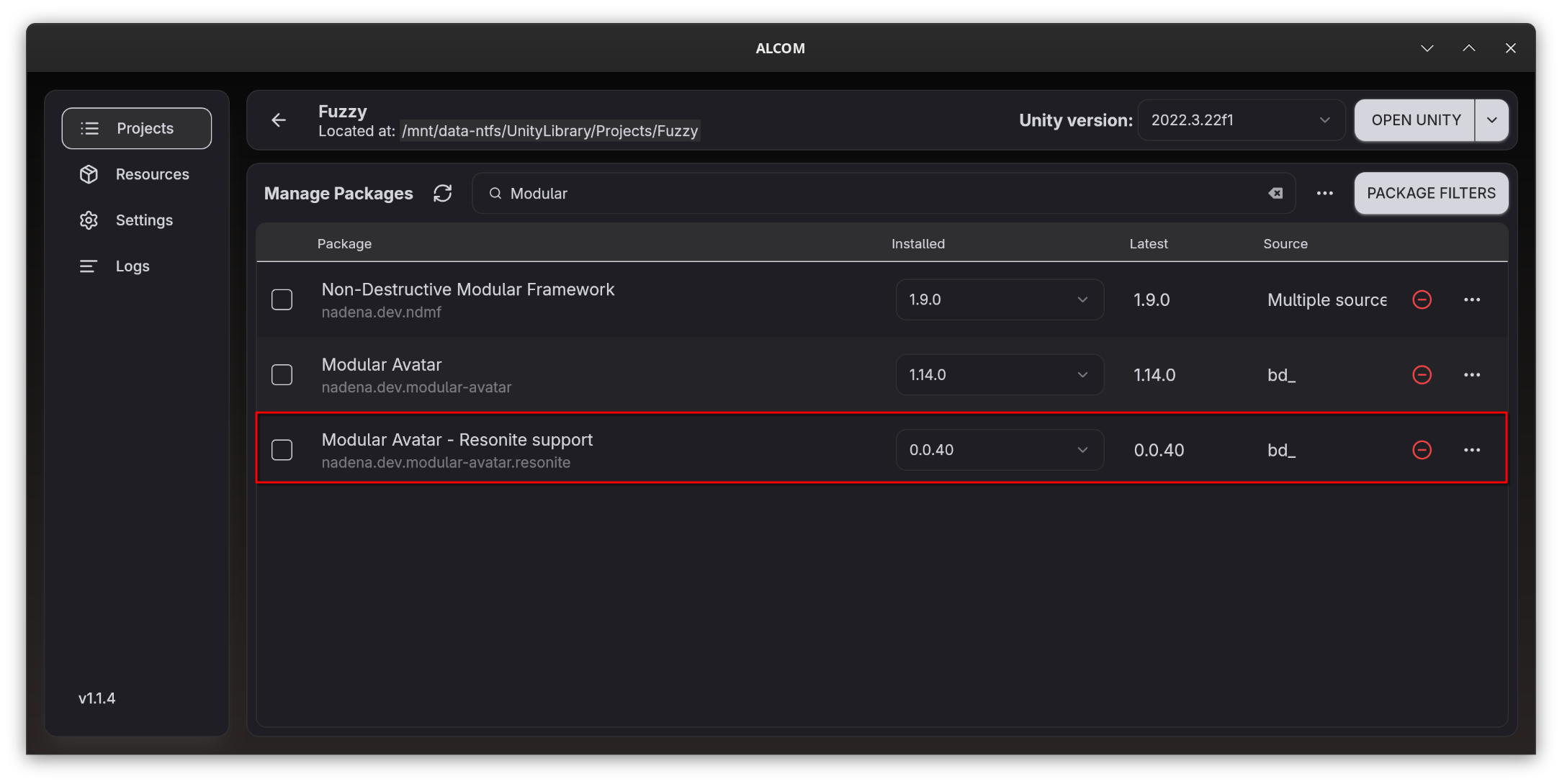 Install Modular Avatar - Resonite support